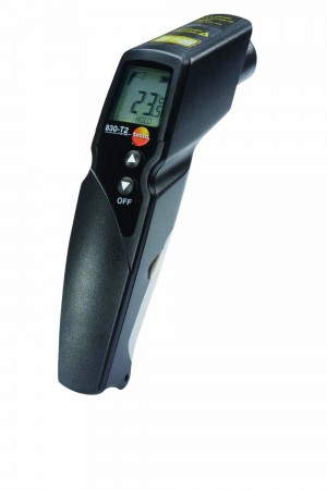 Testo 830-T2 Infrared Thermometer with two-point laser marking, 12:1