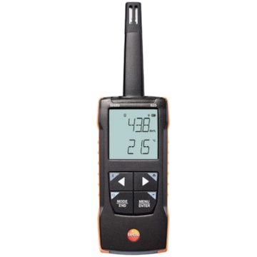 Testo 625 Digital Thermohygrometer, 0 to 100% RH, -4 to 140°F