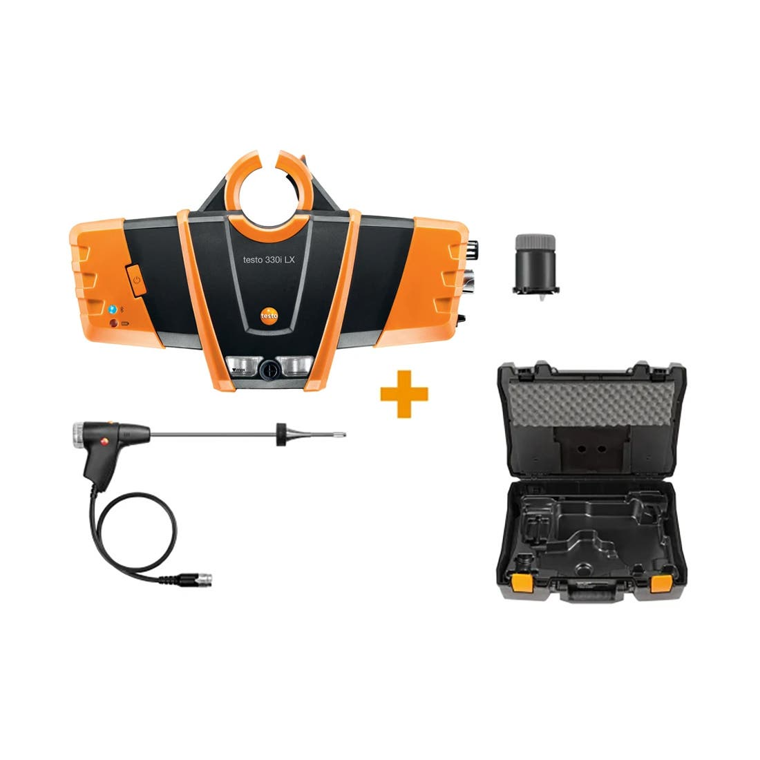 testo 330i advanced set - flue gas analyzer set