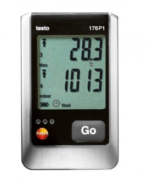 Testo 176-P1 5-Channel Pressure/Temperature/Humidity Data Logger with external NTC