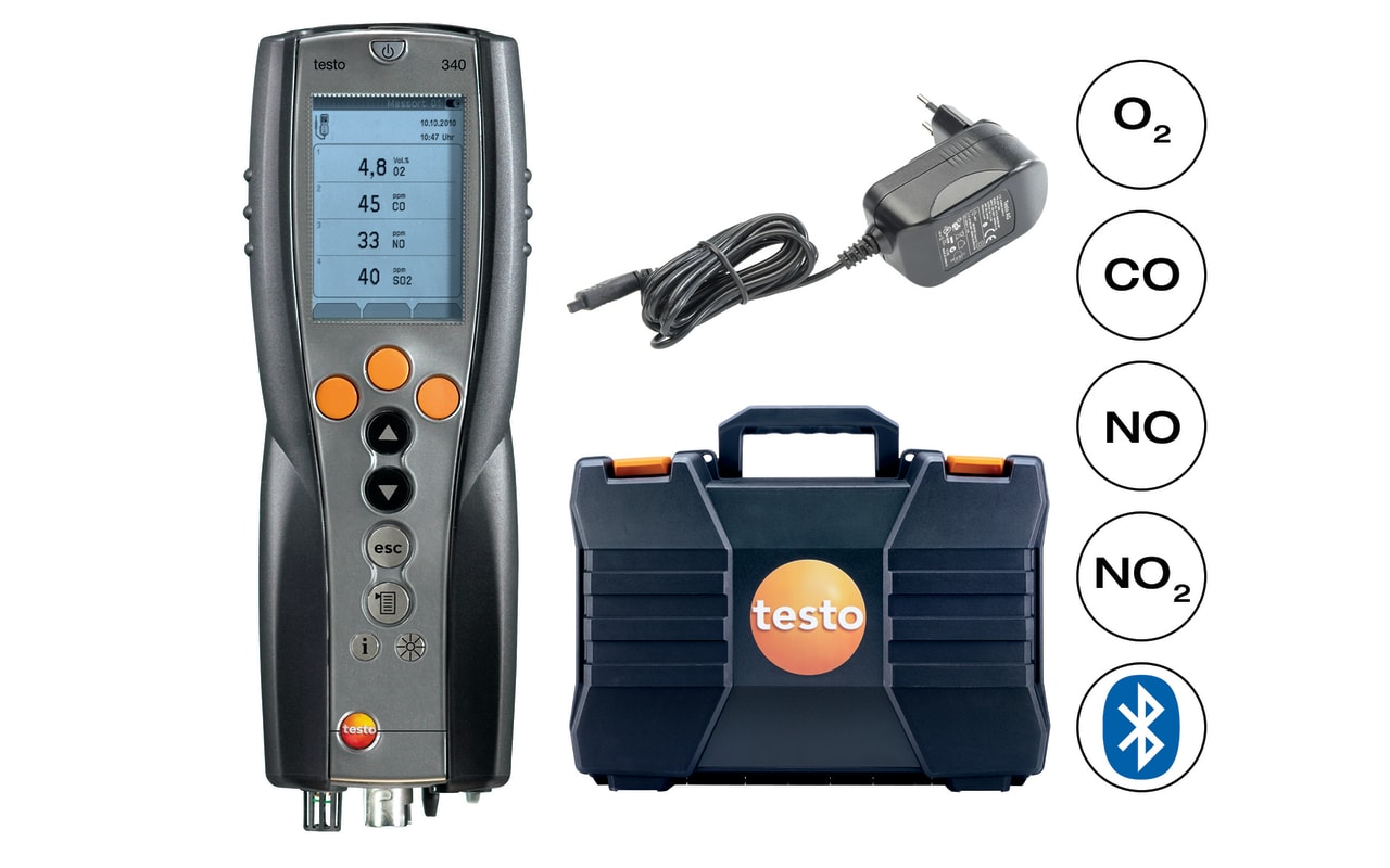 testo 340 - Flue gas analyzer